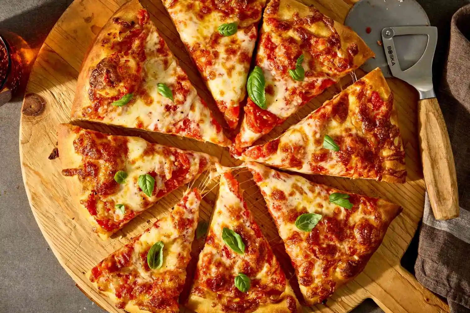 Delicious American-style pizzas