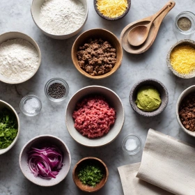 Cooking process for Classic Beef Tacos showing technique and proper timing
