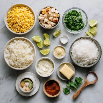 Street Corn Chicken Bowl final dish