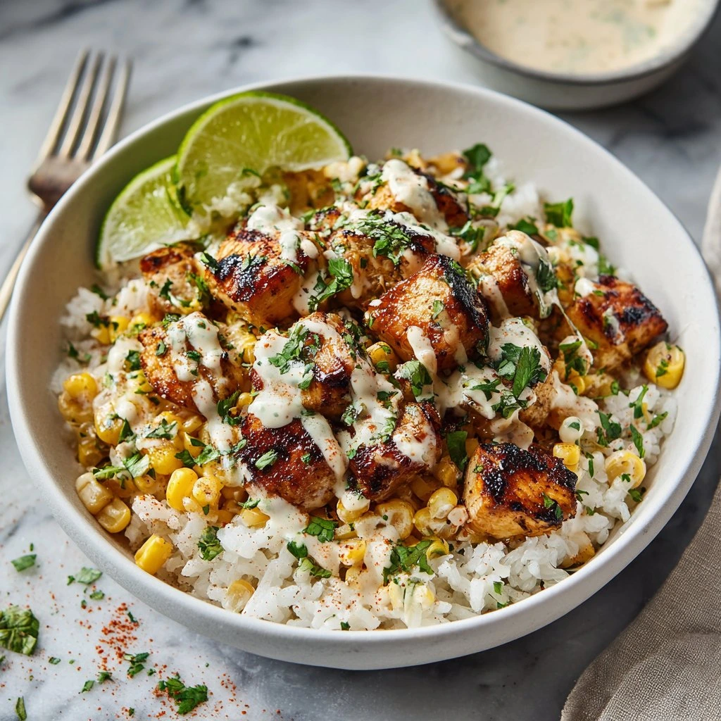 Street Corn Chicken Bowl