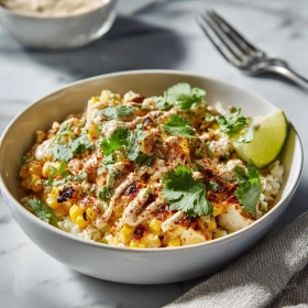 Cooking Street Corn Rice Bowl