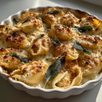 Perfectly cooked Garlic Steak Tortellini served and ready to eat - final result