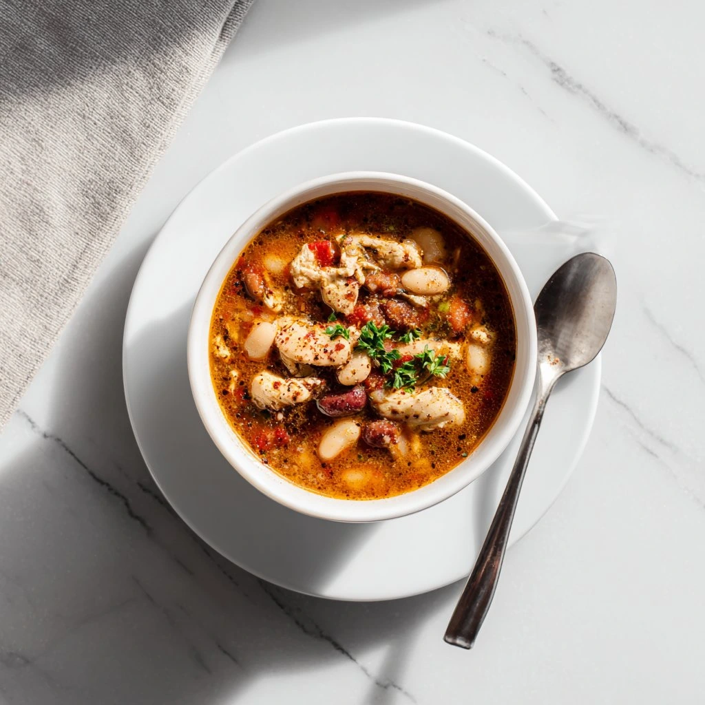 Cajun White Chicken Chili
