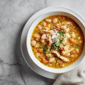 Cooking process for Cajun White Chicken Chili showing technique and proper timing