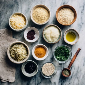 Cooking process for Savory Cheese Patties showing technique and proper timing