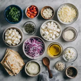 Cooking process for Mediterranean Spinach Quesadillas showing technique and proper timing